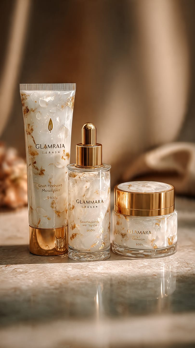 Glamraa Gold Petal Collection