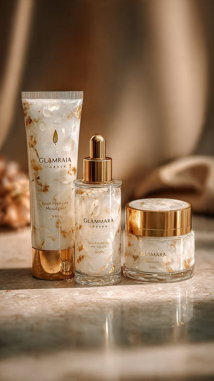Glamraa Gold Petal Collection